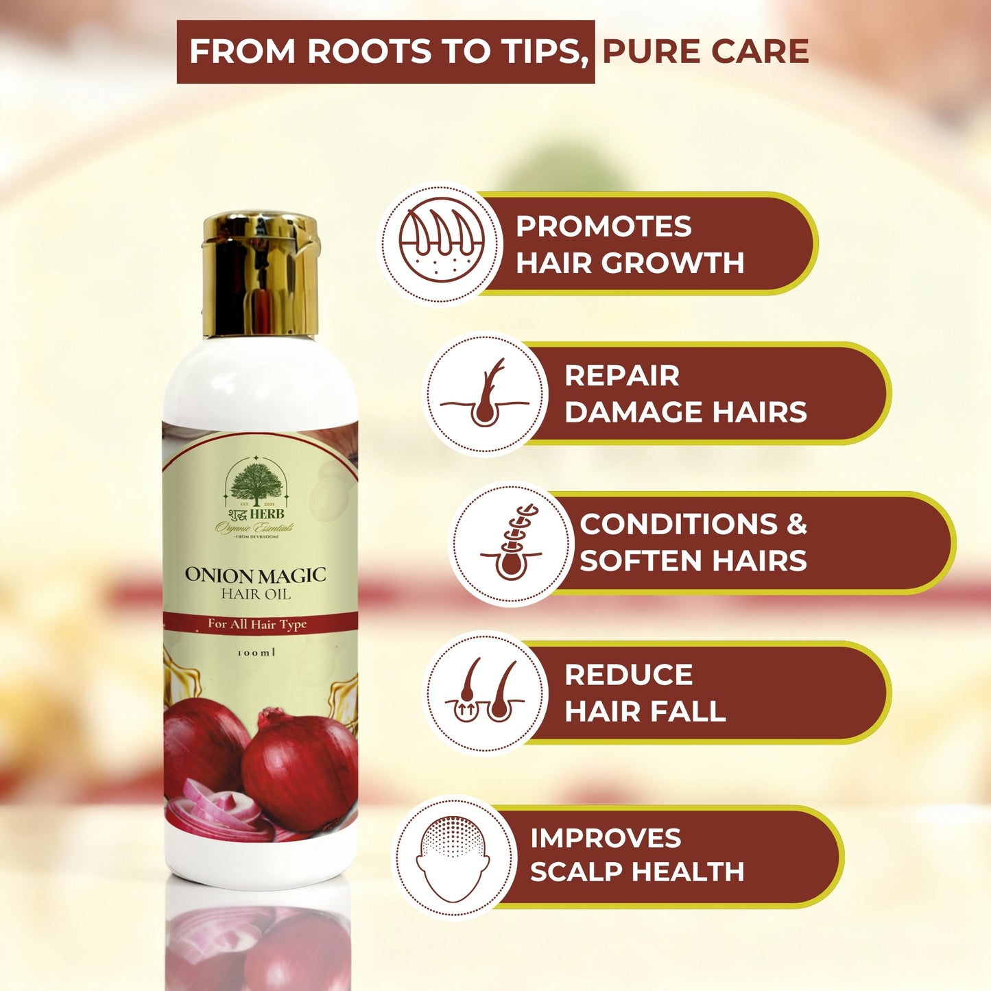 Onion Magic Hair Oil (100ml)