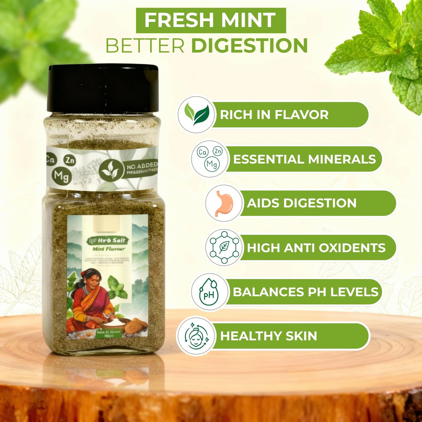 Mint Salt (100gm)