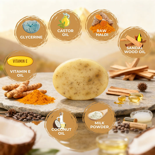 Shuddhherb Turmeric (Haldi) Handmade Soap