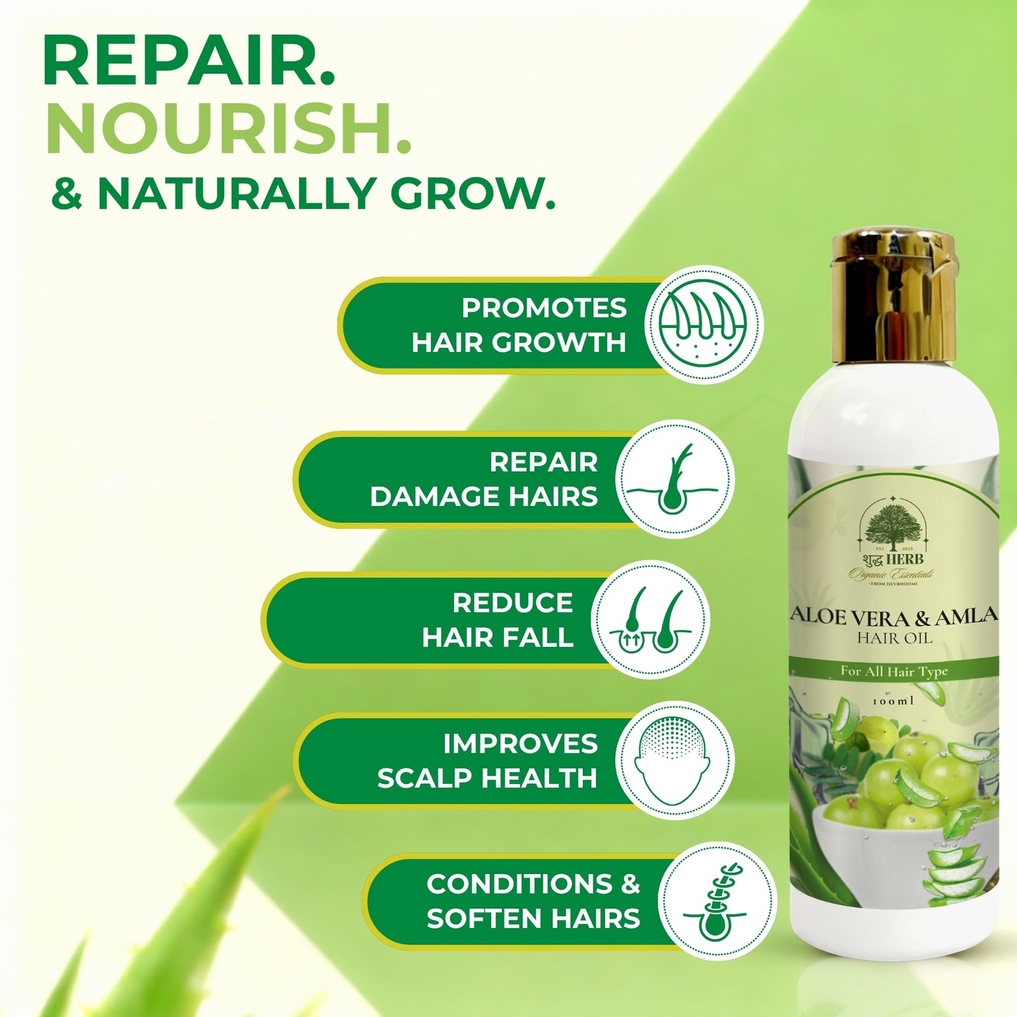 Aloevera & Amla Hair Oil (100ml)