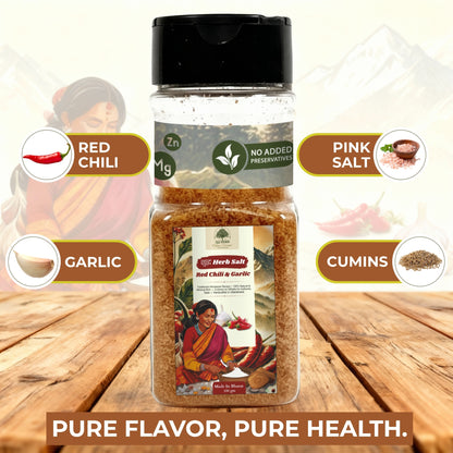 Red Chili Garlic Salt (100gm)