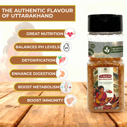 Red Chili Garlic Salt (100gm)